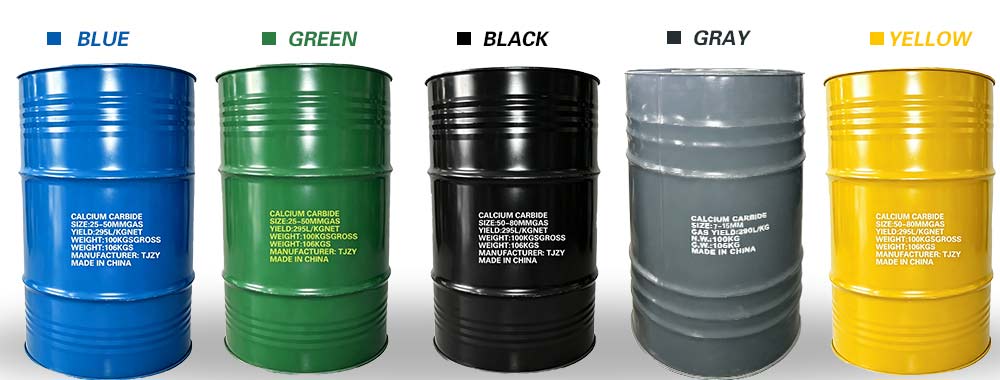 Calcium carbide packaging