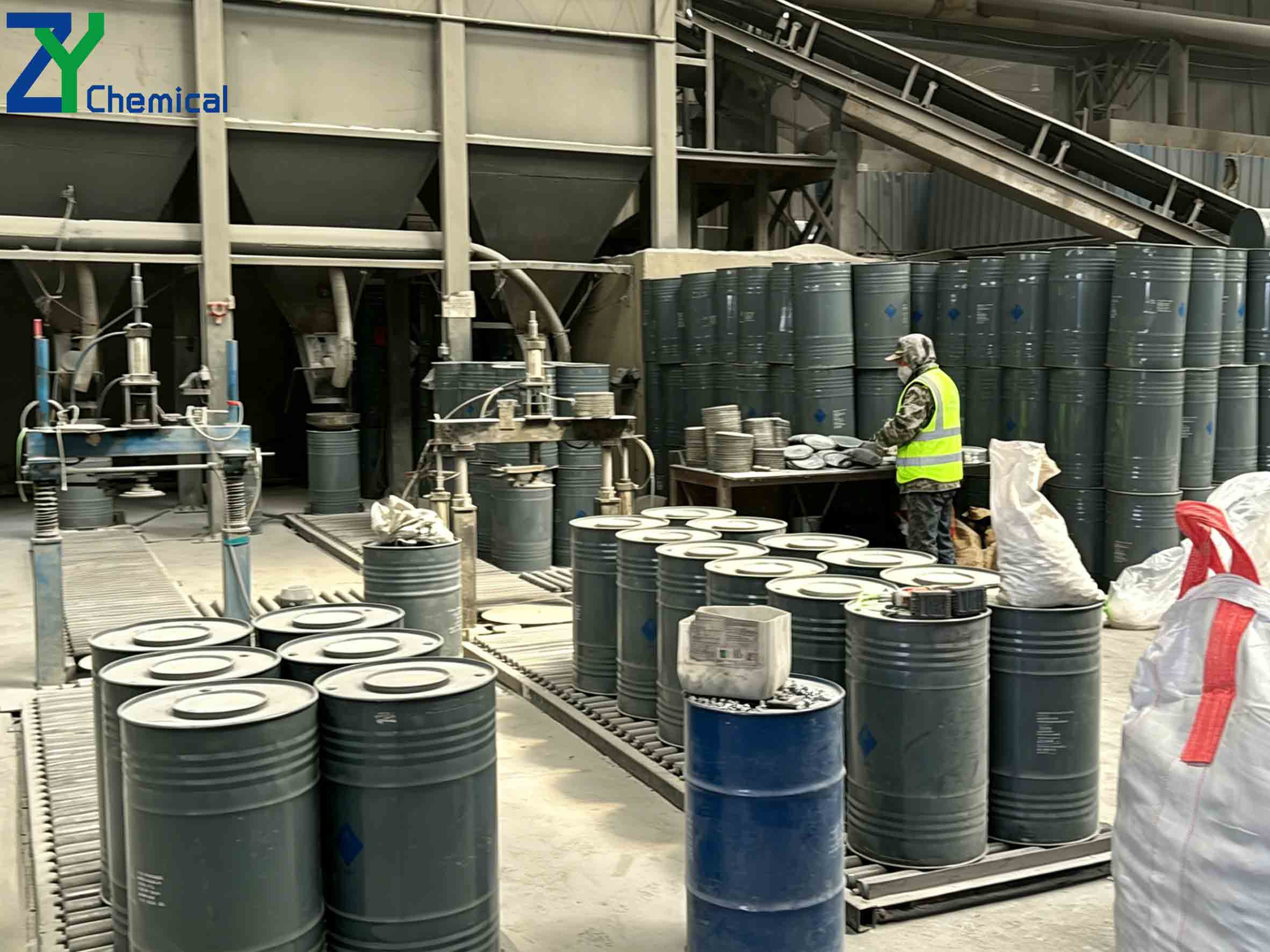 industrial grade calcium carbide drum packaging for export