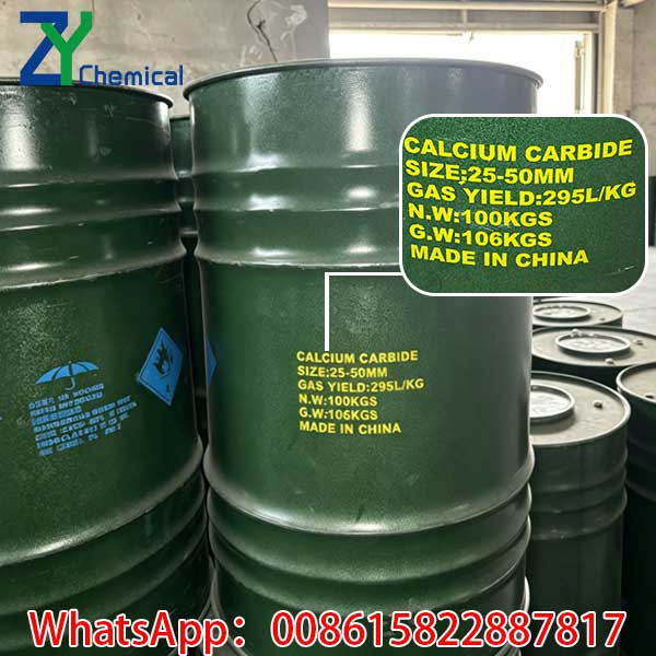  Drums Package for Calcium Carbide Export