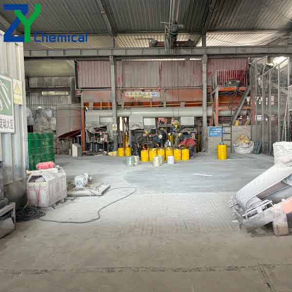 Advanced production line inside an industrial calcium carbide manufacturer facility in China