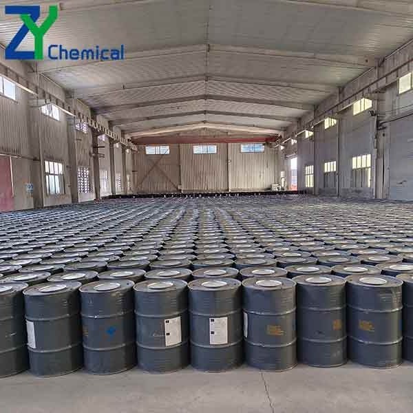 Large stock of solid calcium carbide drums stored in a dry, moisture-controlled warehouse
