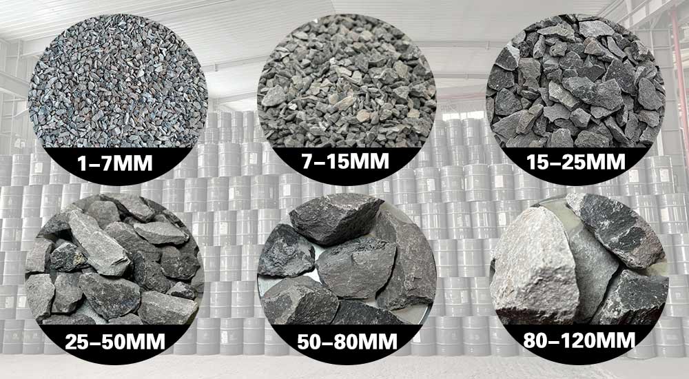 High purity calcium carbide stones 50-80mm for industrial use