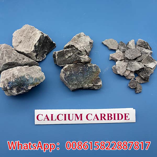 Different sizes of Calcium Carbide for sale: 25-50mm, 50-80mm, 80-120mm