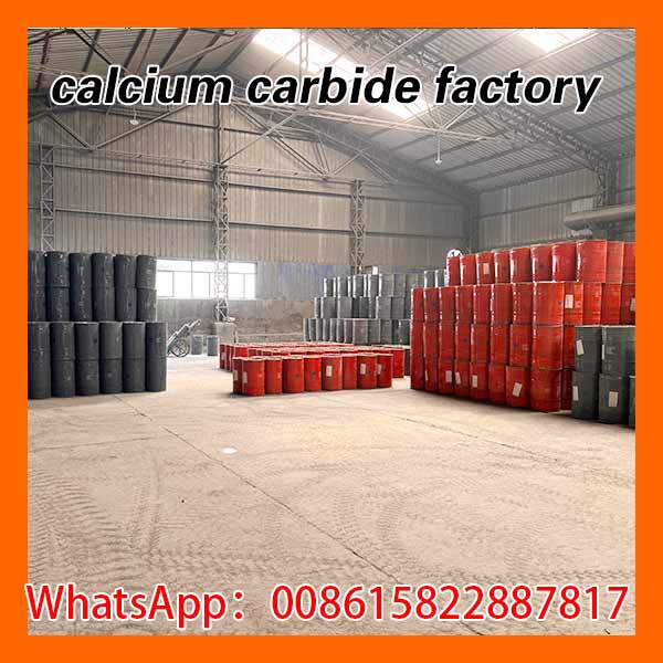 Customized 25-80mm calcium carbide in 100kg nitrogen-filled drums