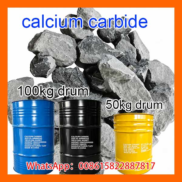 Calcium carbide particle size 25-50mm for industrial acetylene generation
