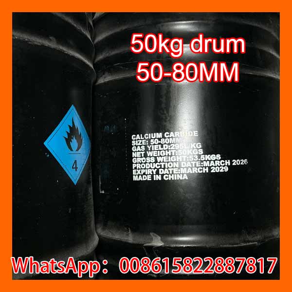 Buy premium grade calcium carbide stones 50-80mm from China factory