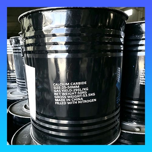 50kg steel drum packaging for export calcium carbide