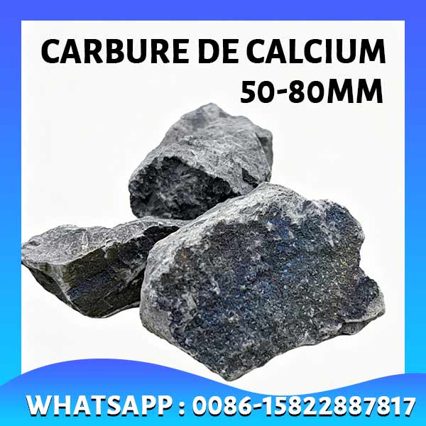 Pierre carbure de calcium 50 80mm en gros du fabricant