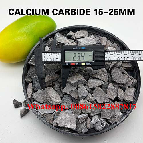 calcium carbide for fruit ripening customized size avaliable 15-25mm