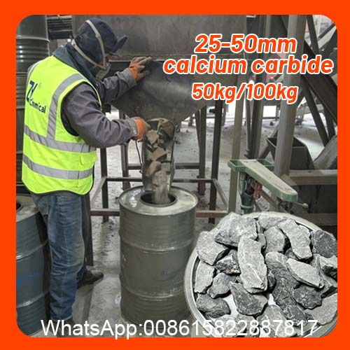 25 50mm Calcium Carbide Price per Ton Supplier for Sale China